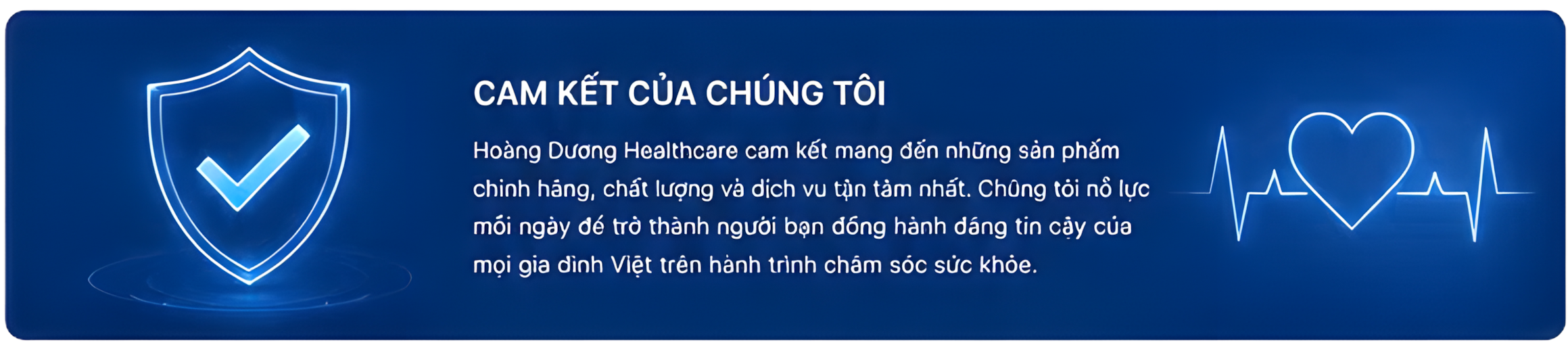 Cam kết của Hoàng Dương Healthcare